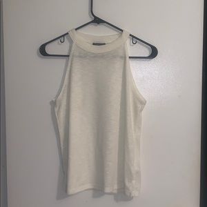 Cream Halter Top Shirt